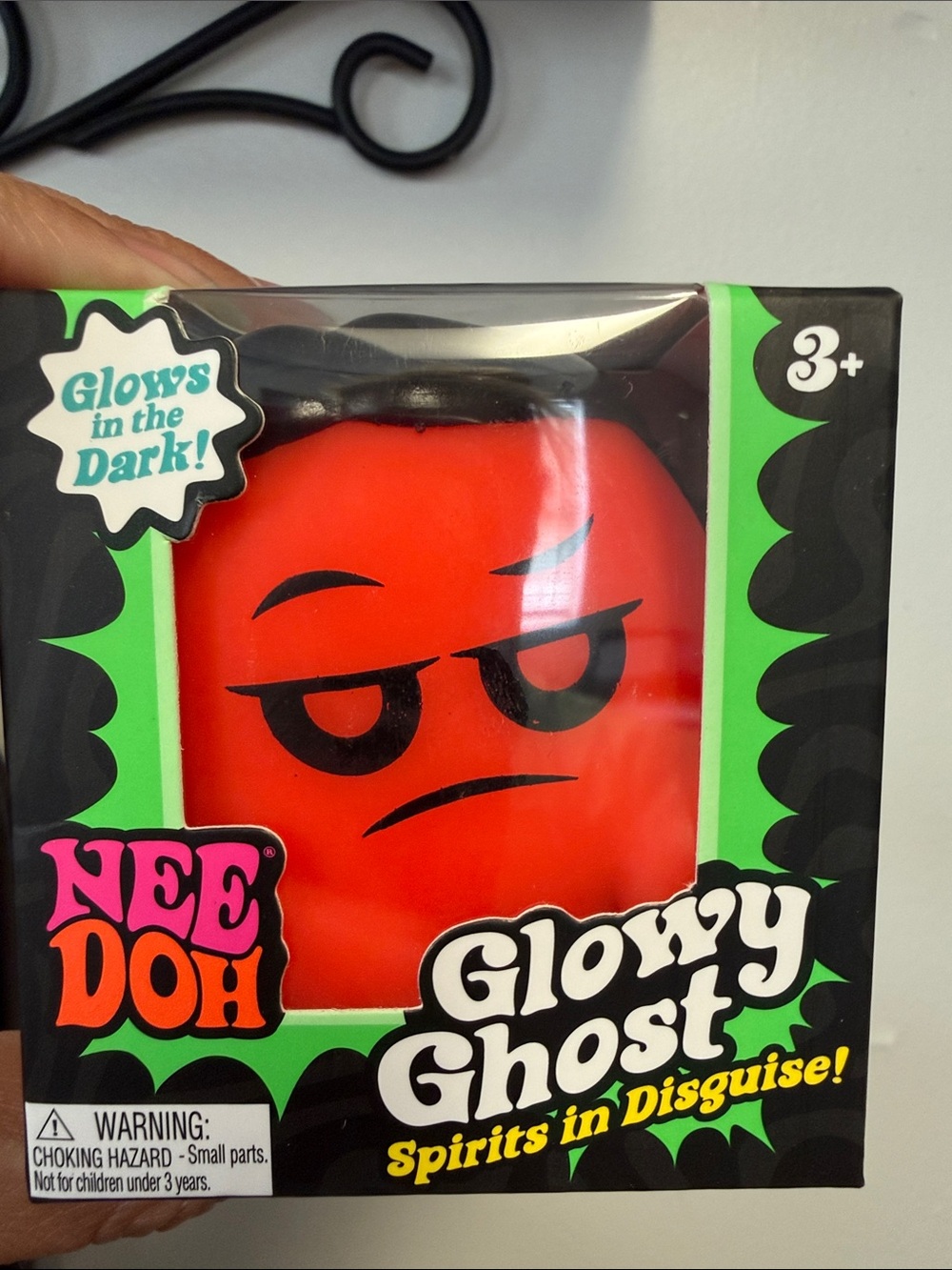 Glowy Ghost Kids Toy – Bright Red